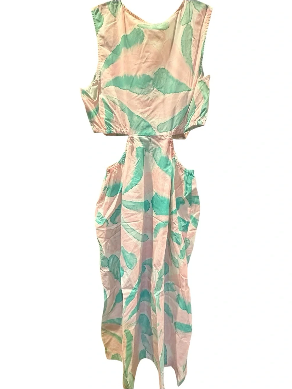 NWTs Rails Rizo Cut Out Candy Mint Midi Dress Size Medium - Picture 4 of 5